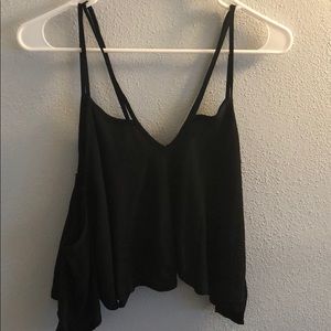 Tobi black crop top